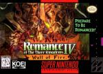 Romance of the Three Kingdoms IV - Wall of Fire Box Art Front